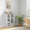 6 Cube Bookshelf White