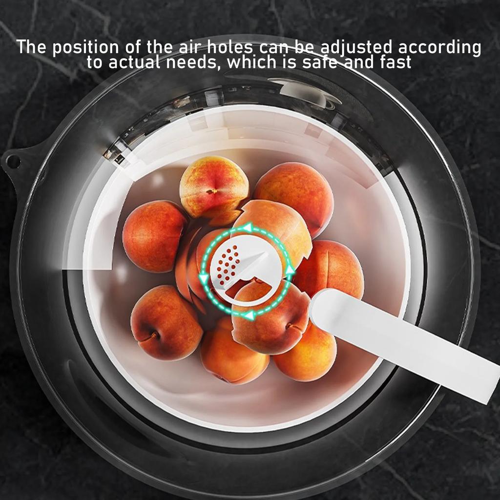 26x10cm Microwave Plate Cover,Transparent Splash-proof Cover with Steam Hole and Handle,Fits Most Plates,Keeps Microwave Clean