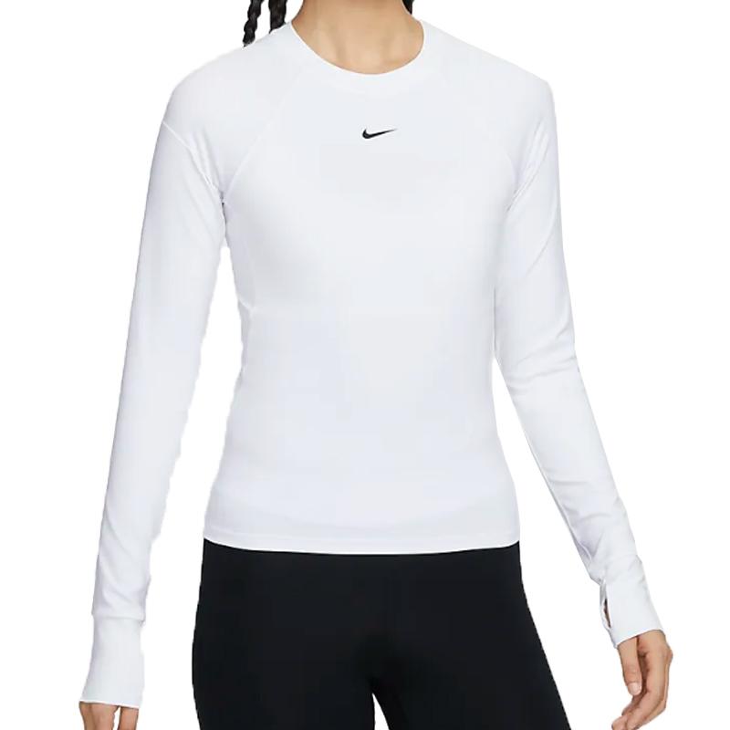 Nike Comfortable Long Sleeve T-Shirt Women Tops White FV7846100