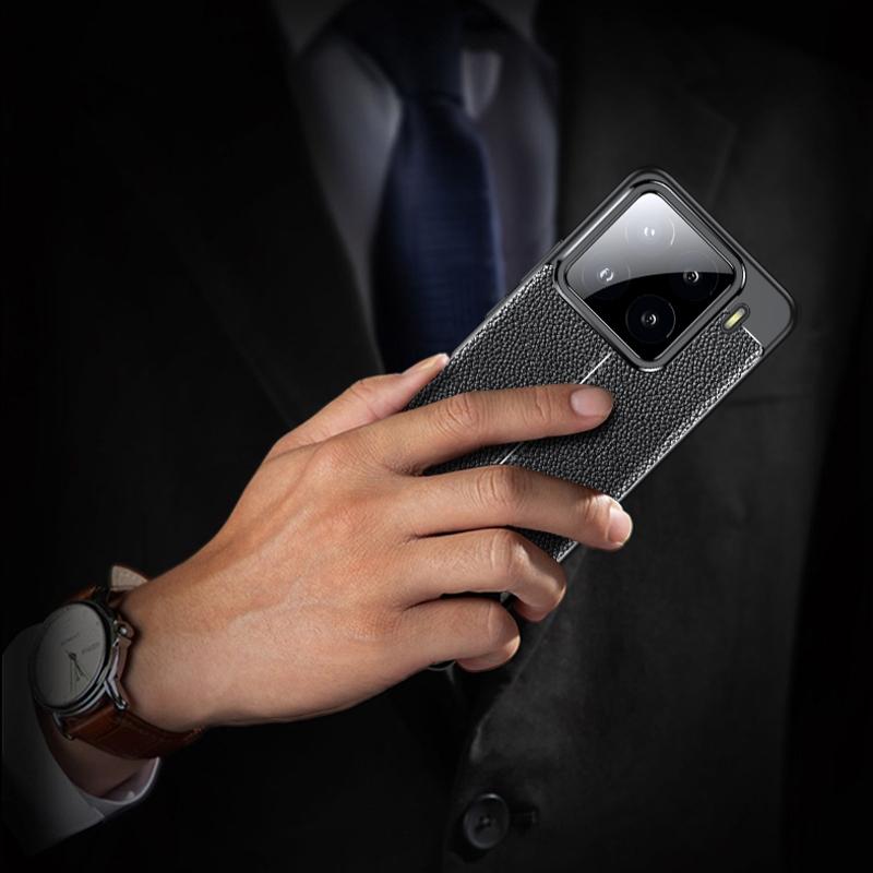 For Xiaomi 15 Case Cover Xiaomi Mi 15 Capas Luxury Shockproof Phone Bumper Back TPU Soft Leather For Fundas Xiaomi 15 Xiaomi15