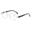 May Flower Vintage Brille für Sehschwäche Runde Retro Brille für Herren und Damen Rahmen mit Dioptrien +1+1.5+2+2.5