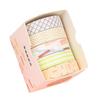 R6FF 5Rolls Decorative Tape for Art Craft 10mmx2m Scrapbooking Decoration Tape Craft Supplies for Journal Planner Wrapping