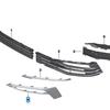 BMW 6 Series G32 GT Fog Light Frame Trim (51117415593, 51117415594)