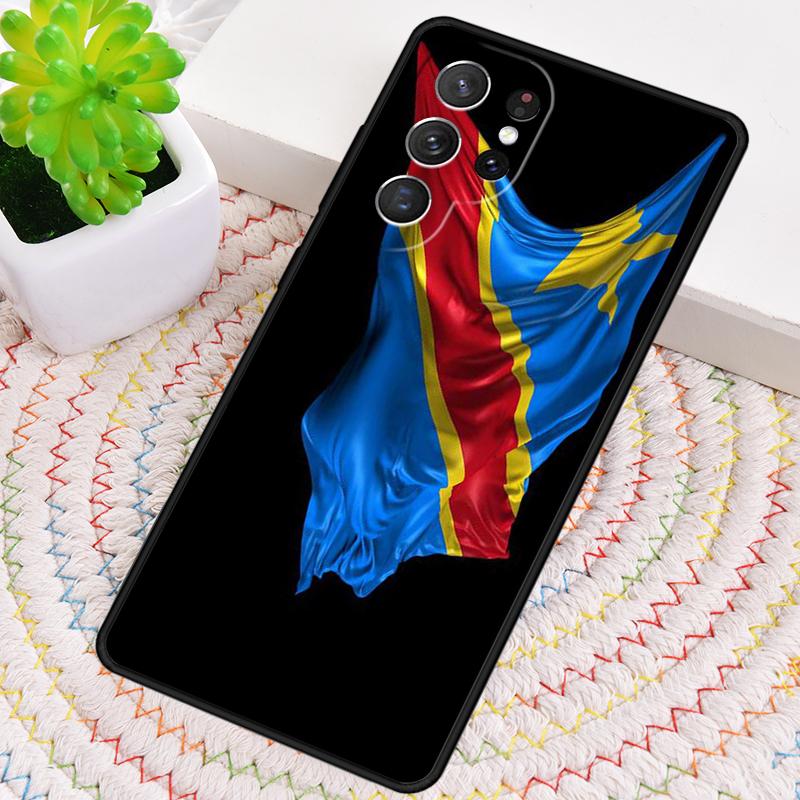 Congo Democratic Republic Flag Phone Case for Samsung Galaxy note 10 pro S26 Ultra S23 S24 FE S25 S21 S22 PLUS shockproof Cove