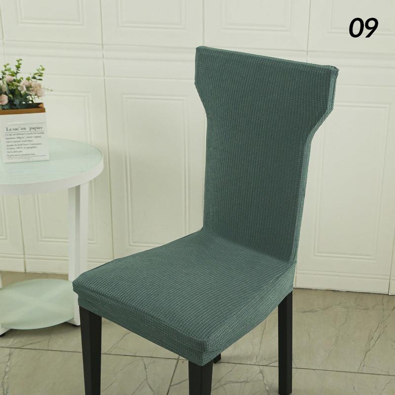 

Thicken Universal Chair Covers Elastic T-shaped Chair Cover Hotel Home Dining Table Chairs Stool Covers Cushion Backrests