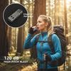 Titanium Survival Whistle 2 In 1 Compass Portable Outdoor High Decibel Emergency Whistle Blast Whistle Wilderness Survival Tool
