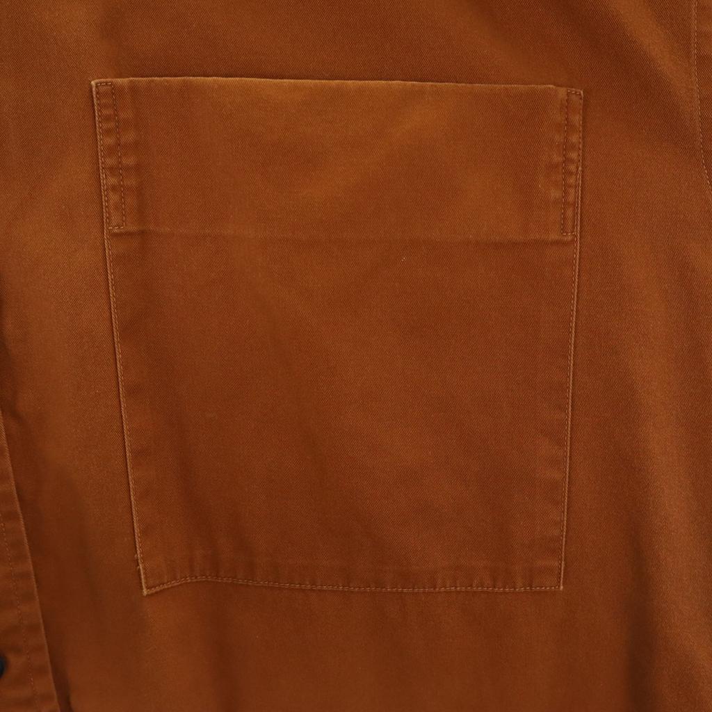 GYMPHLEX made in Japan Long sleeve Shirt dress 14 Brown Women Used