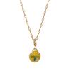 Colorful Drip Oil Butterfly Flower Heart Necklace - European & American Fashion Style