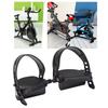 2 Pezzi Pedali Sostitutivi per Cyclette da Interno Sinistro e Destro Set Pedali per Biciclette Fitness da Interno Pedali per Biciclette da Esercizio