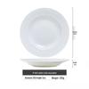 Zhishi Jingdezhen Bone China 8-inch Deep Dumpling Plates, Set of 2
