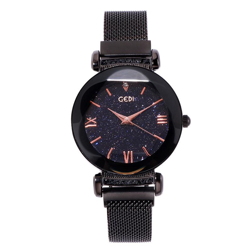 Same Ladies Watch Fashion Starry Sky Tape Girls Watch Sports Waterproof Lazy Watch