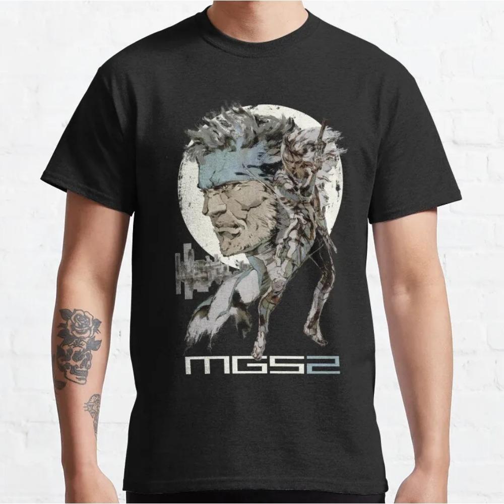 Men's Metal Gear Kojima Productions T Shirts MGS Hideo Kojima T-Shirt Death Stranding Cotton Tops Short Sleeve Tees Printed