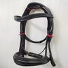 Beautiful Shimmer Patent Dressage Leather Bridle Brow-Band Leather with Padding for Horses .