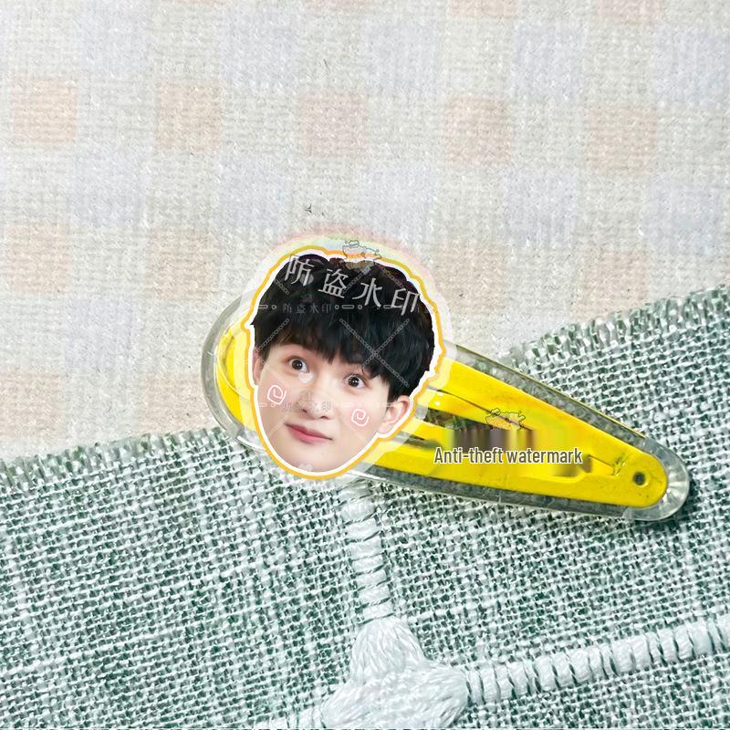Zhou Shen Celebrity Acrylic Hair Clip - Custom Concert Accessory