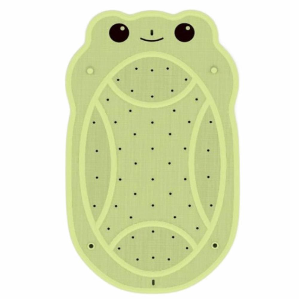 

Strong Suction Cups Bath Mat for Tub Non Slip Easy To Clean Washable Shower Mat Bathroom Use зелений