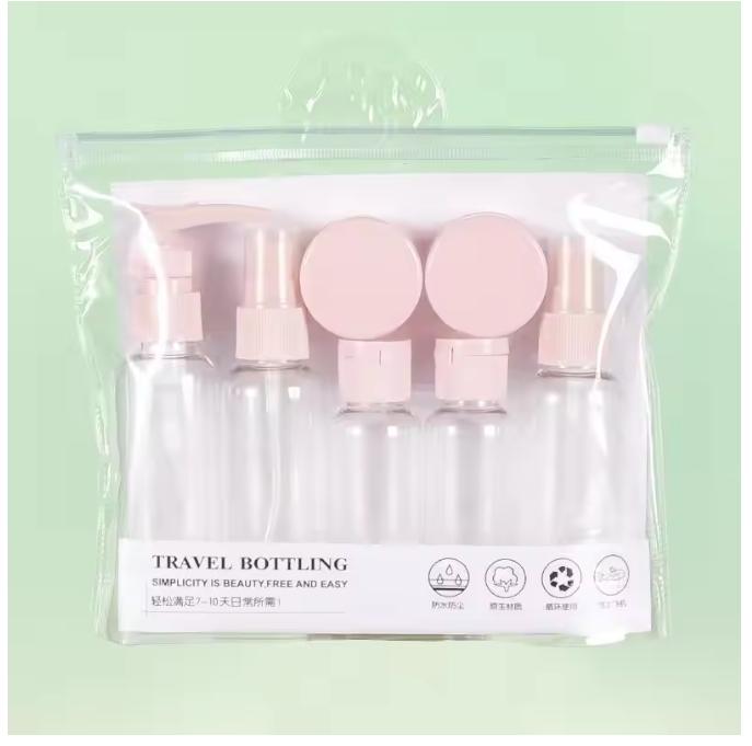 Multipurpose Leak Proof Refillable Bottles for Toiletries and Travel Essentials
