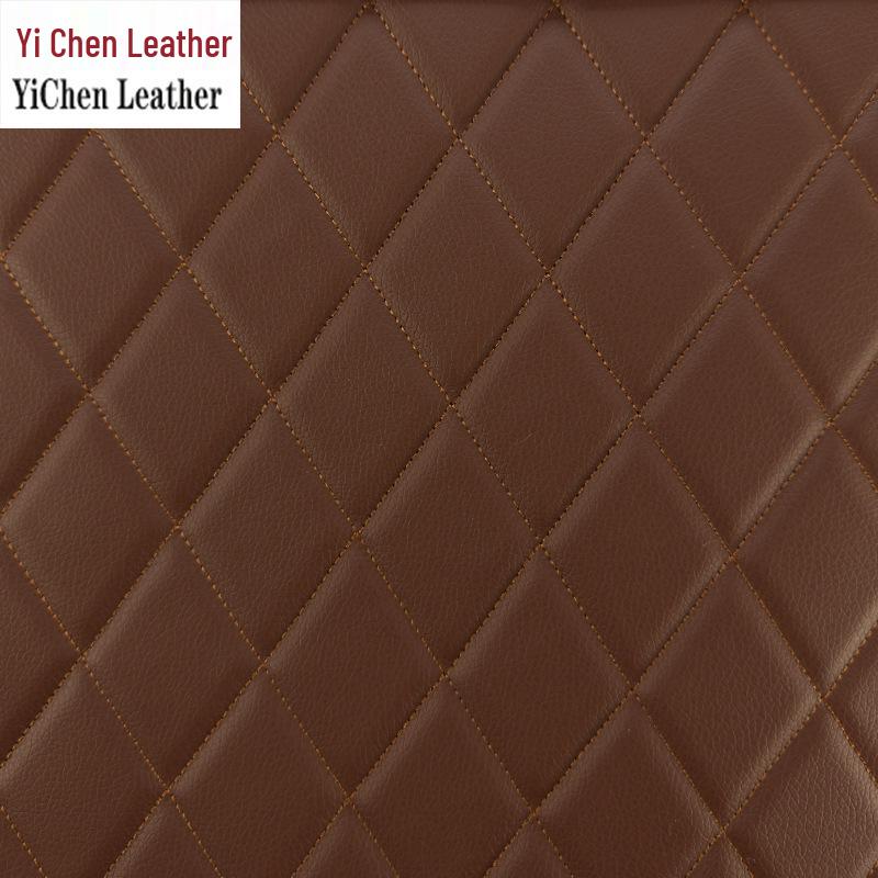 Verdikte Faux Lederen Auto Interieur Hemelbekleding & Vloermat met Borduurdetails