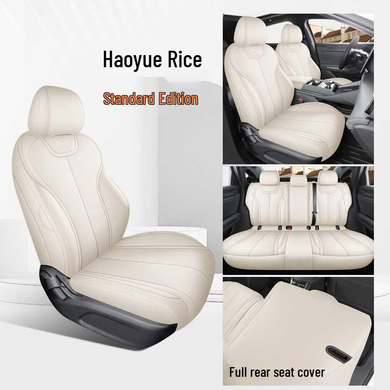 Car Seat Cushion for Qin PLUS DM-i: Leather, Five-Seater, Compatible with 25 Models