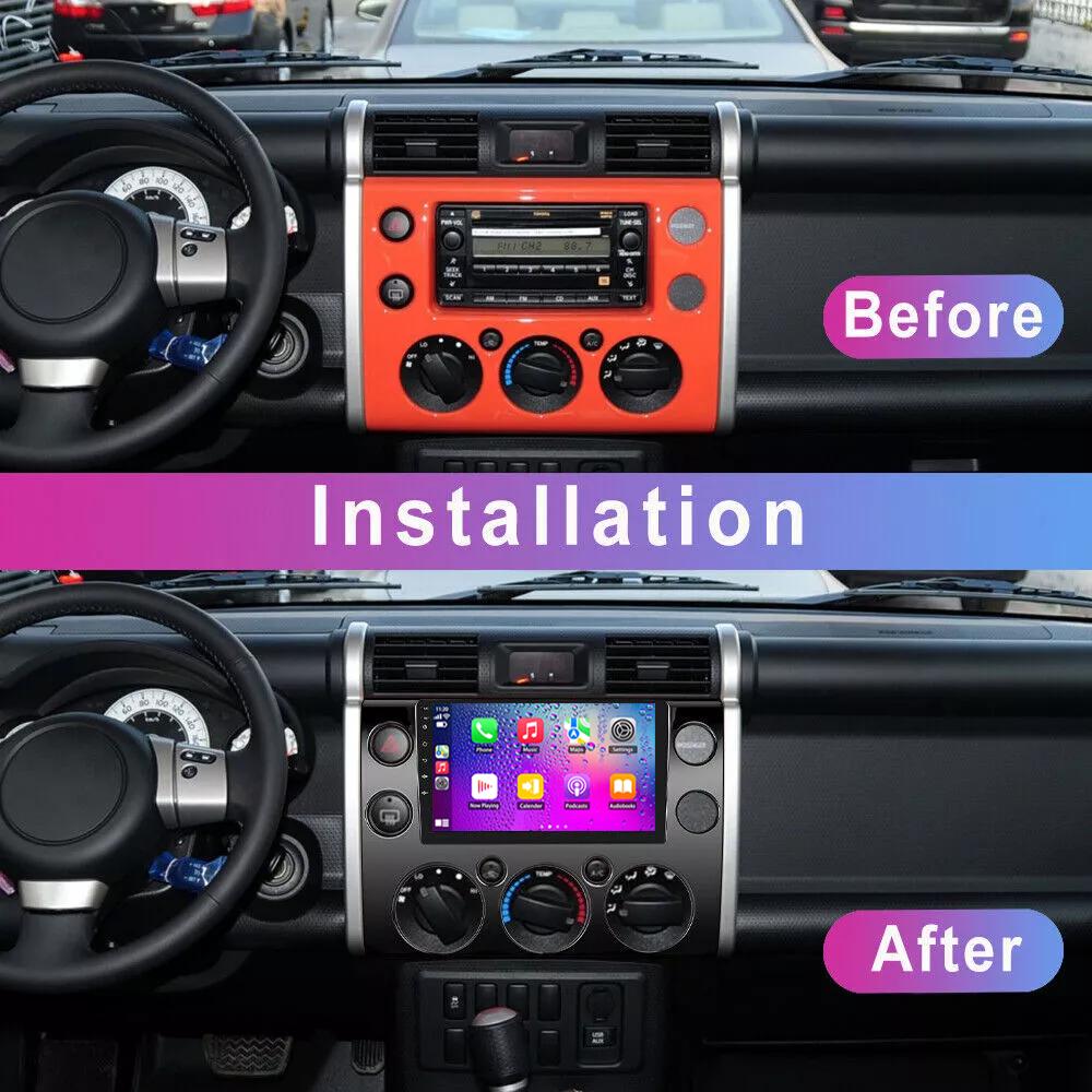 Car Radio Central Multimedia Navigation GPS Wireless Carplay Screen Stereo Android For Toyota FJ Cruiser J15 2006-2020 Head Unit