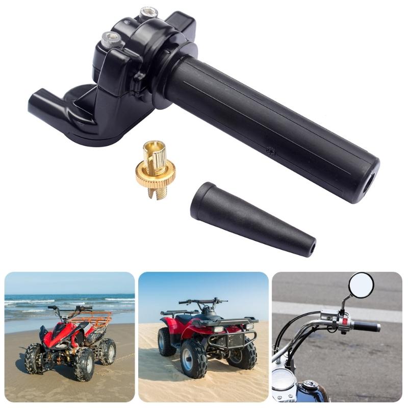 Strong Aluminum Motorcycle Handlebar Grip 22mm Quick Throttle System with Ergonomic Designs Suitable for Vehicles