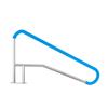Pool Handrail 54 X 36 Inch Stainless Steel with Base Plate for Spas