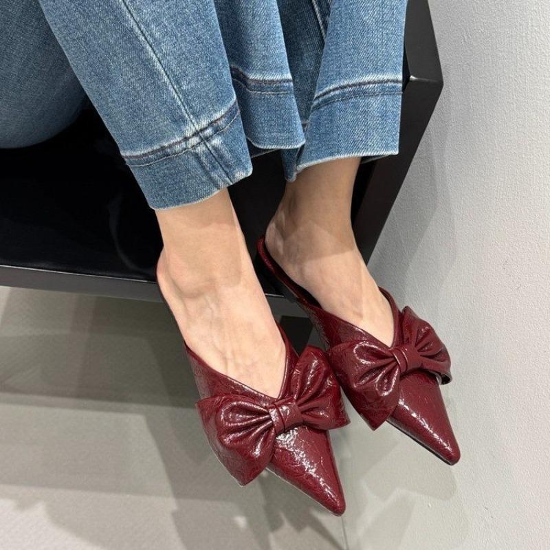 Summer Cover Toe Women Mules Slippers Fashion Shallow Slip On Singbacks Shoes Ladies Elegant Party Dress Slides