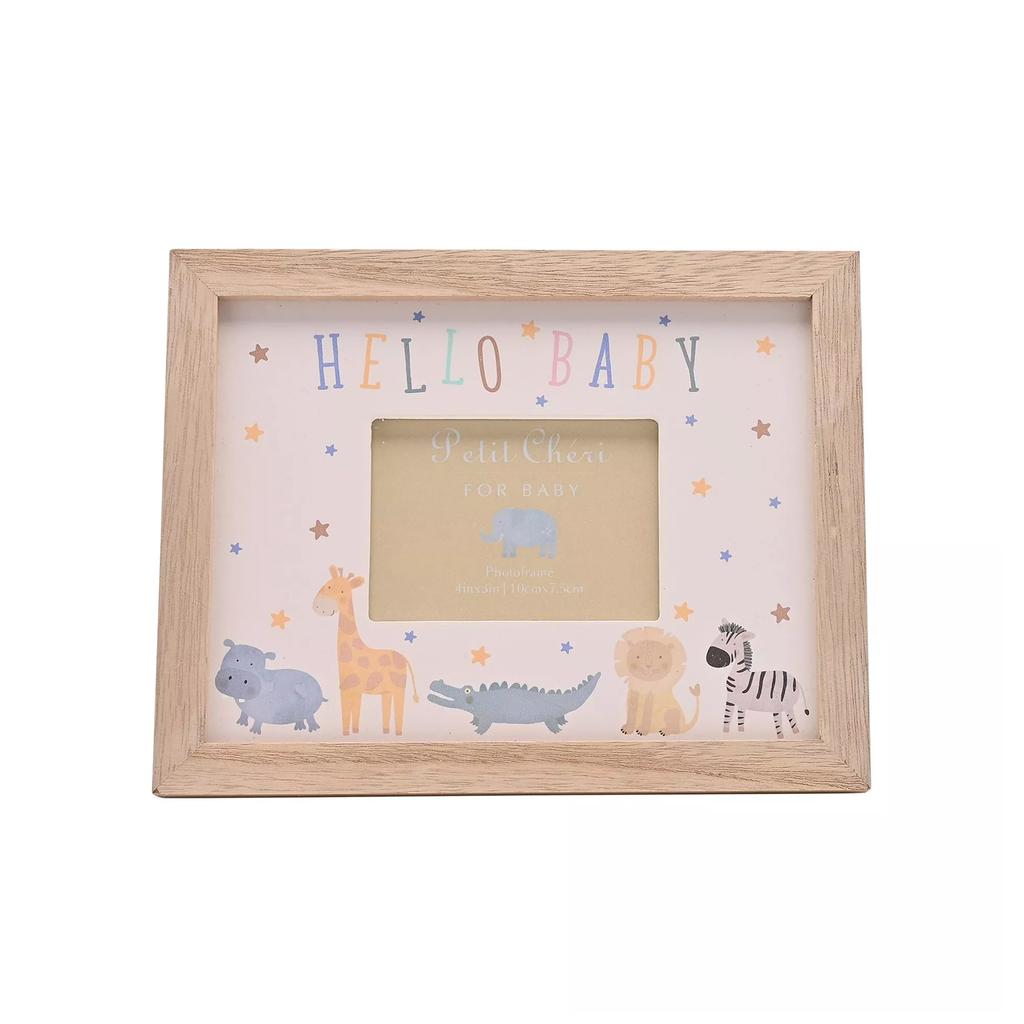 Celebrations Petit Cheri Hello Baby Animals Photo Frame