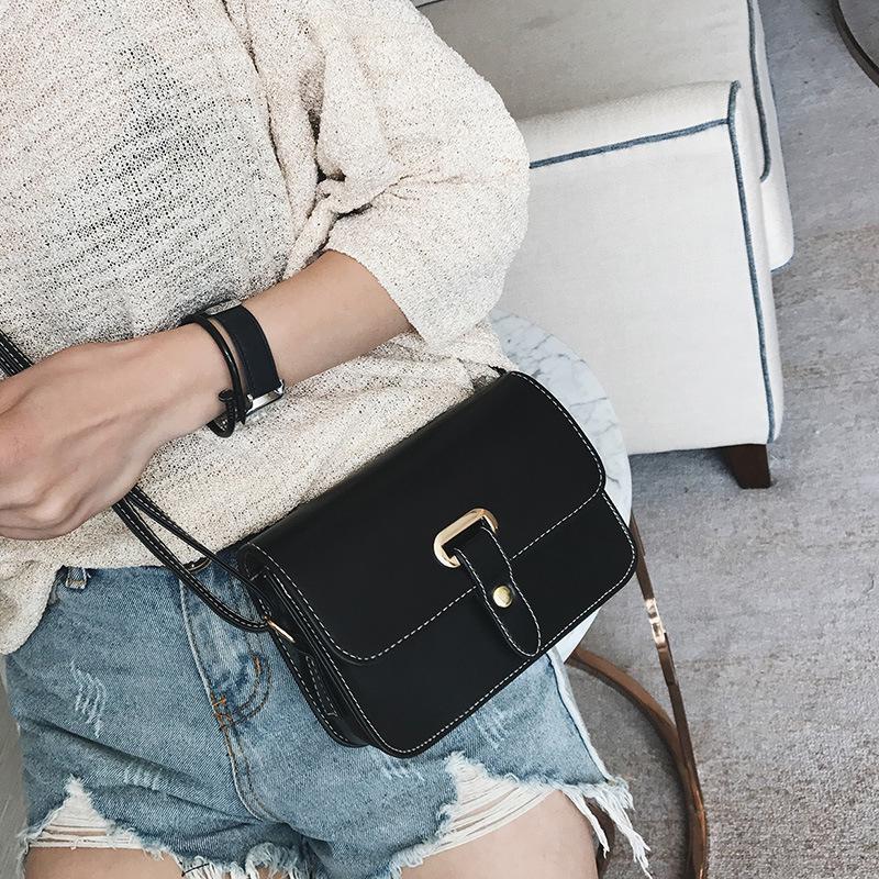 SCIONE Fashion Small Square Bag Wild Small Bag Simple Female Bag Retro Shoulder Bag Messenger Bag
