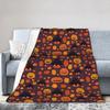 Halloween Pattern Ghosts Pumpkin Blankets Coral Fleece Plush Summer Air Conditioning Warm Throw Blanket for Bed Car Rug Piece