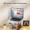 Universal Portable Laptop Stand - Carbon Steel, Non-Slip Silicone, Folding Aluminum Alloy Design