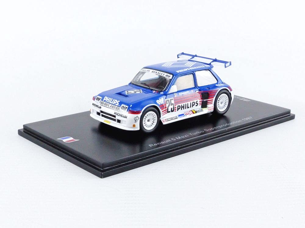 

Spark Национальная модель Renault 5 Maxi Turbo 1987 Super Production Comas 1/43 #25 E.