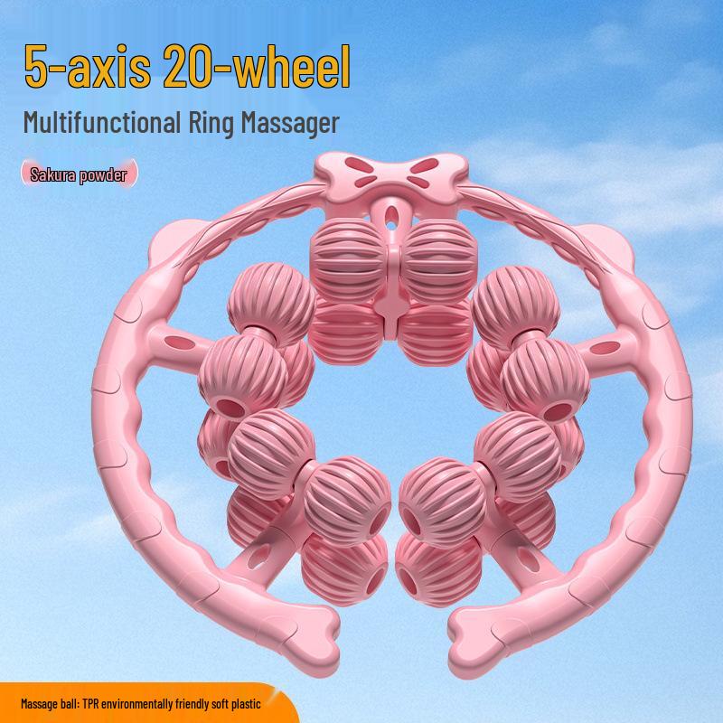 Leg Massager Roller for Thighs & Calves - Slimming, Muscle Relaxation, Stretching & Soothing Therapy.