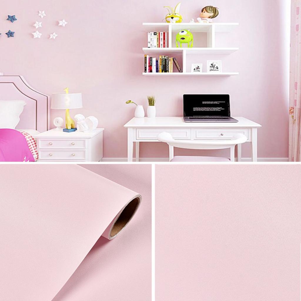 40cm Width Self Adhesive Vinyl Film Wallpaper Waterproof Wall Stickers for Bathroom Kitchen Furniture Room Decor Home Improvem