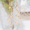 Simple and Fashionable Spiral Earrings, Earrings, Line Temperament Niche Design Ins Women's Earrings Batch
