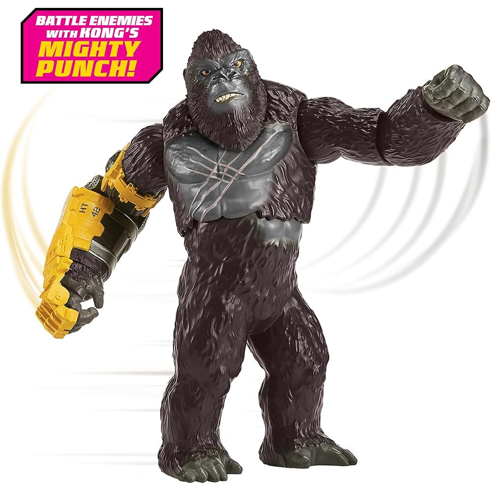 MonsterVerse Godzilla x Kong 11 Inch Giant Kong Roll N Battle Punch Action Figure