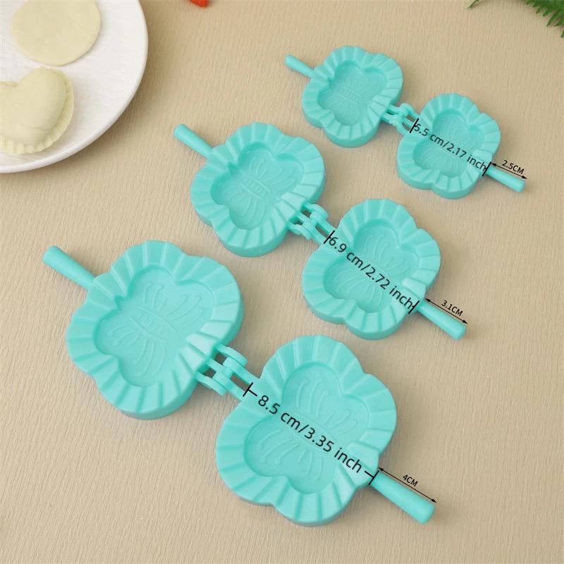 S/M/L 3 Model Kitchen Dumpling Mold Heart Butterfly Flower Shape Diy Dumplings Making Dough Press Pie Dumpling Ravioli Mold