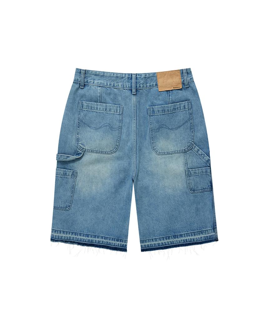 COVERNAT Ringsa Bermuda Denim Shorts Blue