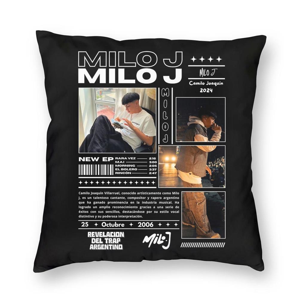 Argentinian M-Milo J Rapper Pillowcase Soft Polyester Cushion Cover Decorative Pillow Case Cover Home Square 45X45Cm