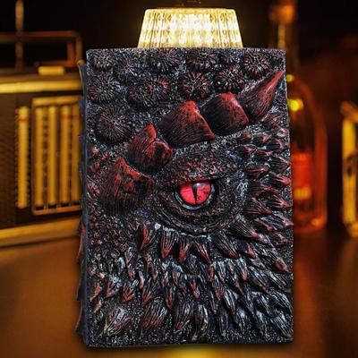 3D Dragon Eye Embossed Journal Sochařství Milovníci dárek Denní poznámkový blok Retro Diář
