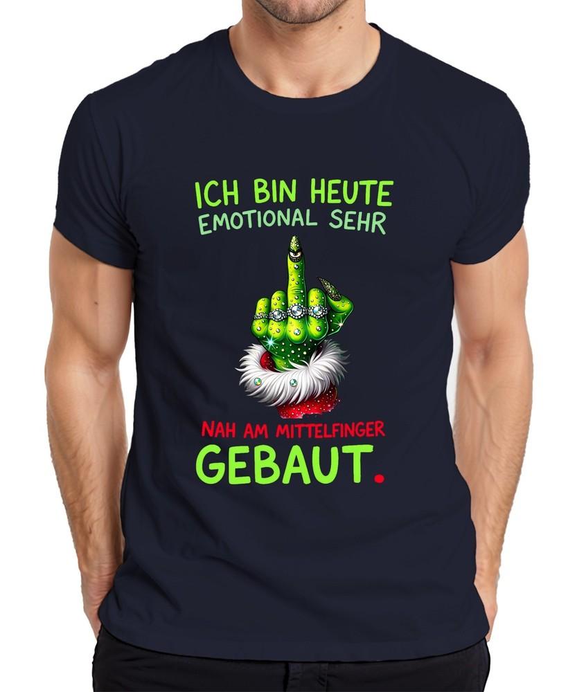 I Am Emotionally Close To Middle Finger Today Grinch Christmas Unisexs Tshirt S