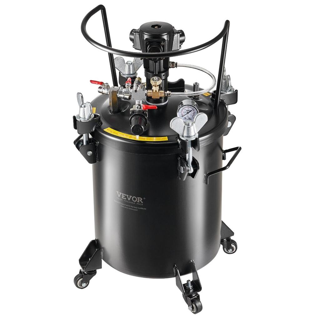 Réservoir à pression pour peinture en aérosol 30 L / 7,5 gal Agitation entièrement automatique 70 psi