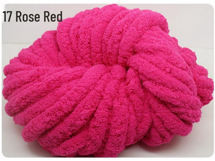 Winter DIY Super Dicke Isländische Wolle Handgewebter Schal & Mütze Garn