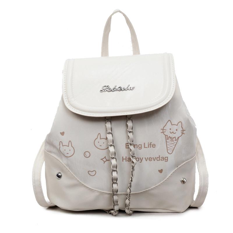 New trend printing splicing travel leisure simple backpack versatile niche women s backpack