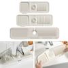 Silicone Faucet Splash Pad Splash Guard Behind Faucet Foldable Drainage Mat