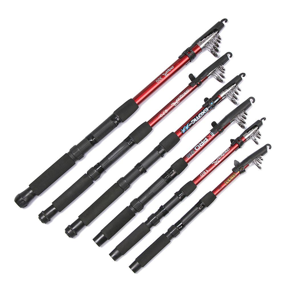 1.5-3.0m Outdoor Fiberglass Sea Fishhing Rod Portable Spinning Telescopic Fishing Rod Pole Hard Durable Fishing Tackle Tools