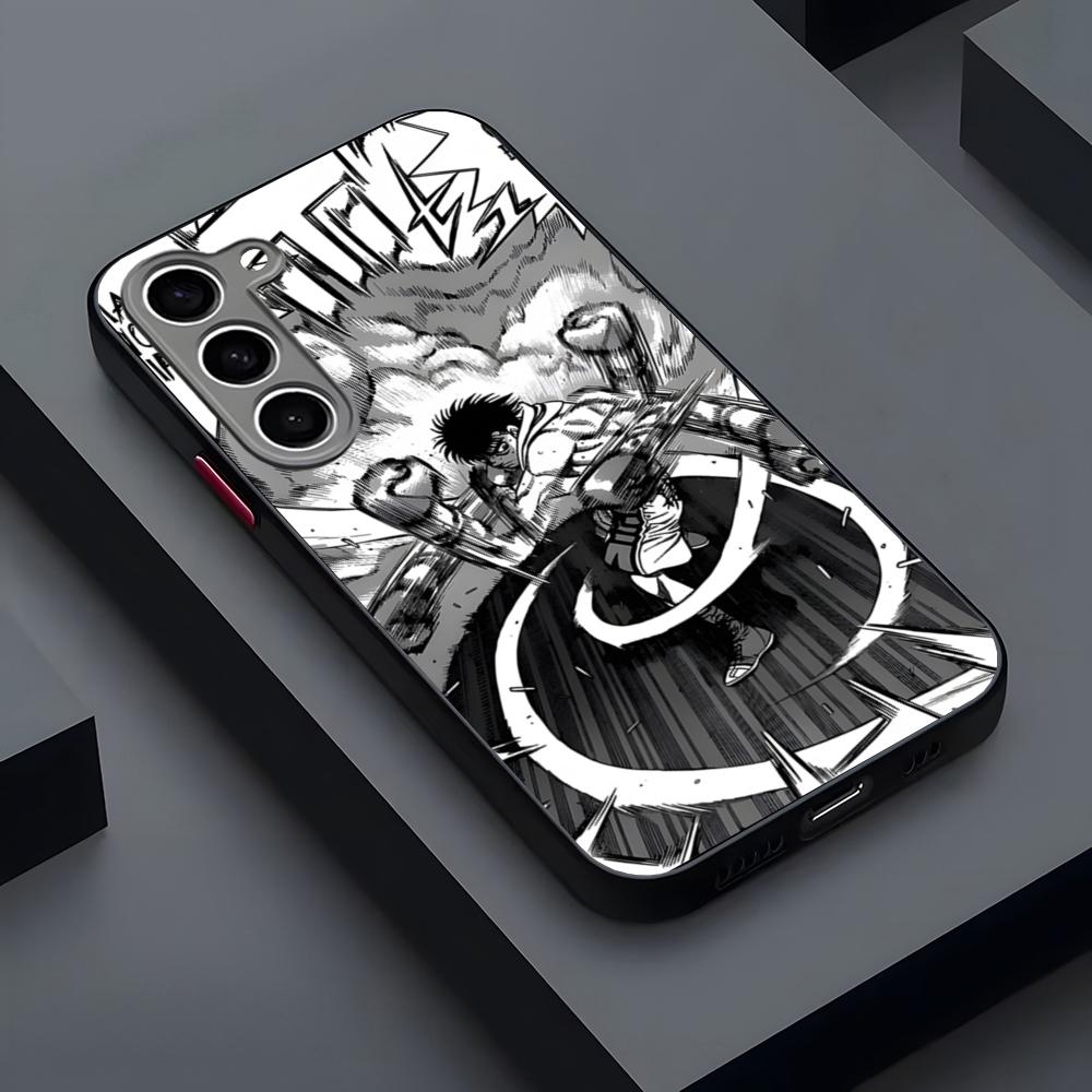 Boxing Hajime No Ippo Anime Art Phone Case Matte Transparent For Samsung S25Plus S21fe S22 FE S23 Ultra S24 Plus S25 Cover