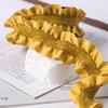 10 Yards Double-sided Wrinkled Pleated Lace Trim Ruffle Lace Edge Ribbon DIY Sewing Hair Bows Hat Clothing Decor Accessories
