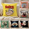 Anime Classic Animation Ppopeye Pillow Case Silky Elegant Comfort Sofa Bed Invisible Zipper