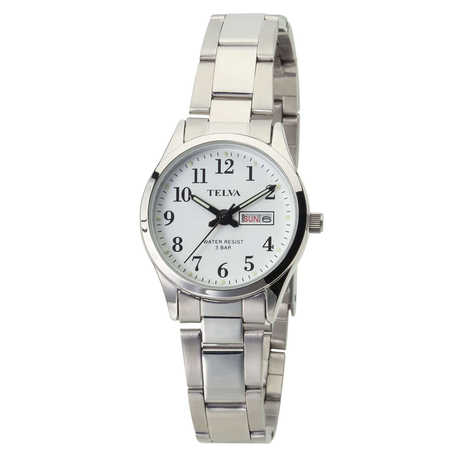 

[Klefa] Wristwatch, Analog Watch, Waterproof, Date, Day of the Week, Metal Band, 189745, Women s, Silver