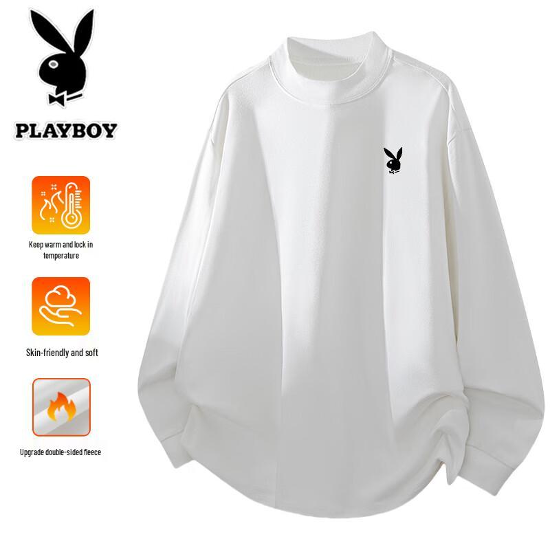 PLAYBOY Men's Loose Fit Crewneck Sweatshirt
